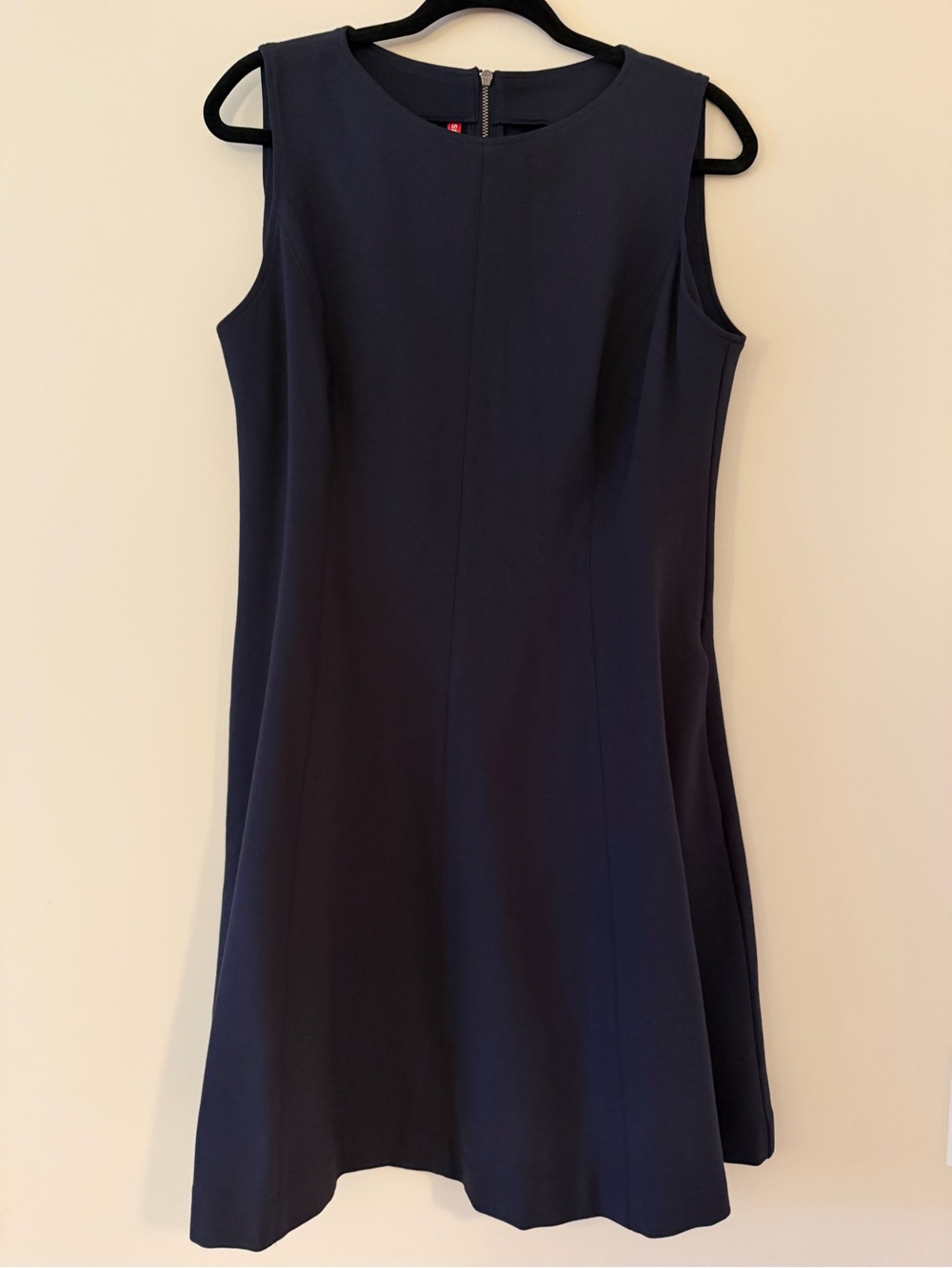 SPANX Navy Sleeveless Fit-and-Flare Dress